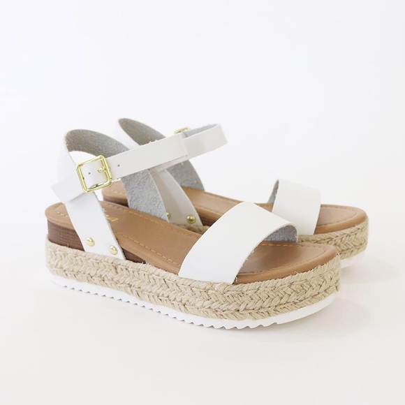 espadrilles sandals white